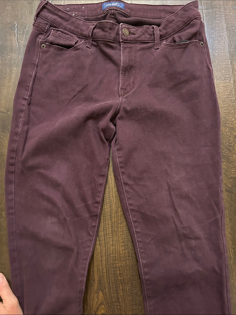 Old Navy Rockstar Jeans in Deep Eggplant